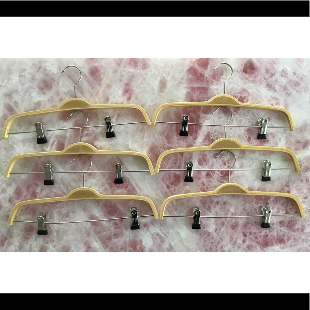 Set of 20 Wooden Hangers